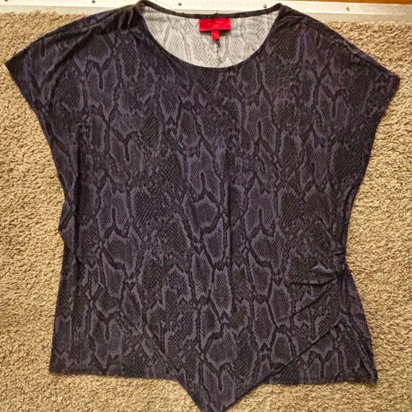 Jennifer Lopez Woman XXL Purple Snake Skin Crisscross design Great Condition - Picture 10 of 14